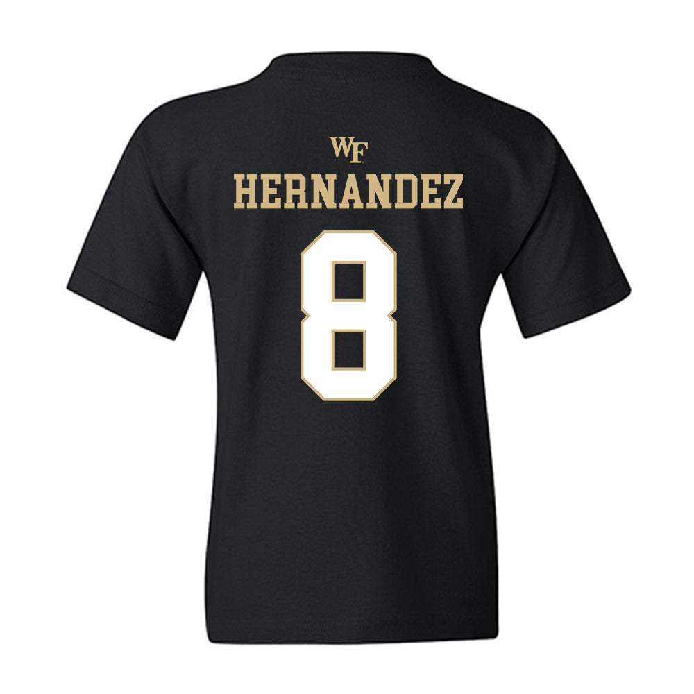 Wake Forest - NCAA Football : Carlos Hernandez - Sports Shersey Youth T-Shirt-1