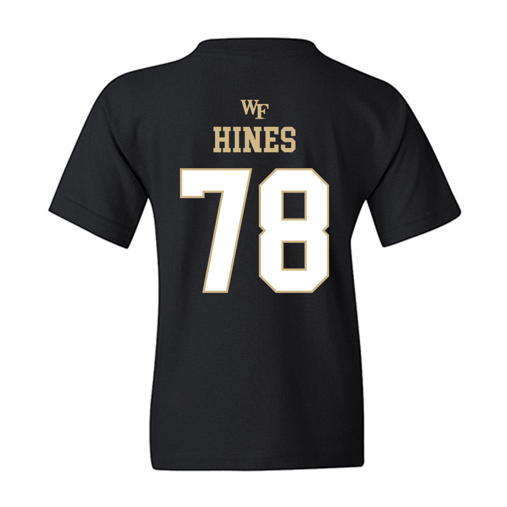 Wake Forest - NCAA Football : Jack Hines - Sports Shersey Youth T-Shirt-1