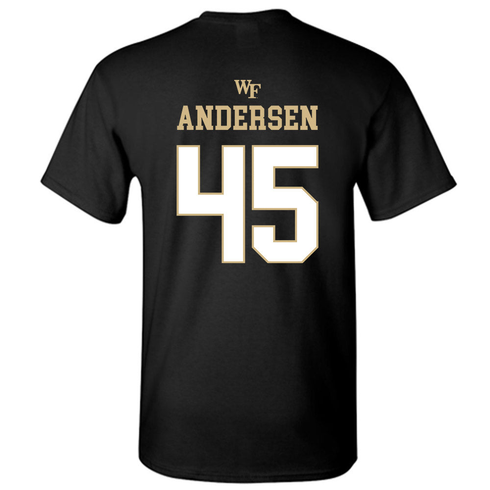 Wake Forest - NCAA Football : Nick Andersen - Sports Shersey T-Shirt-1