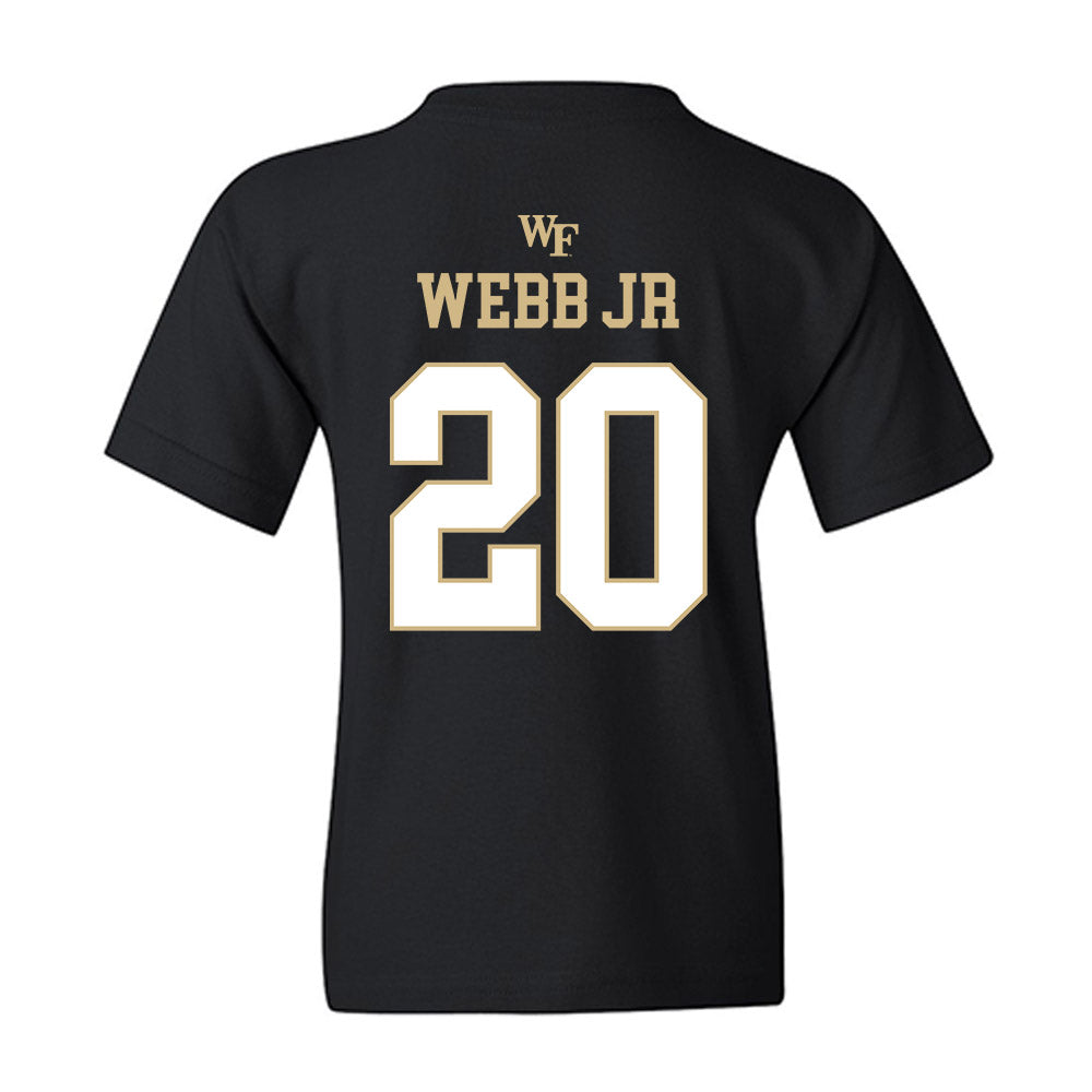 Wake Forest - NCAA Football : Lardarius Webb Jr - Sports Shersey Youth T-Shirt-1