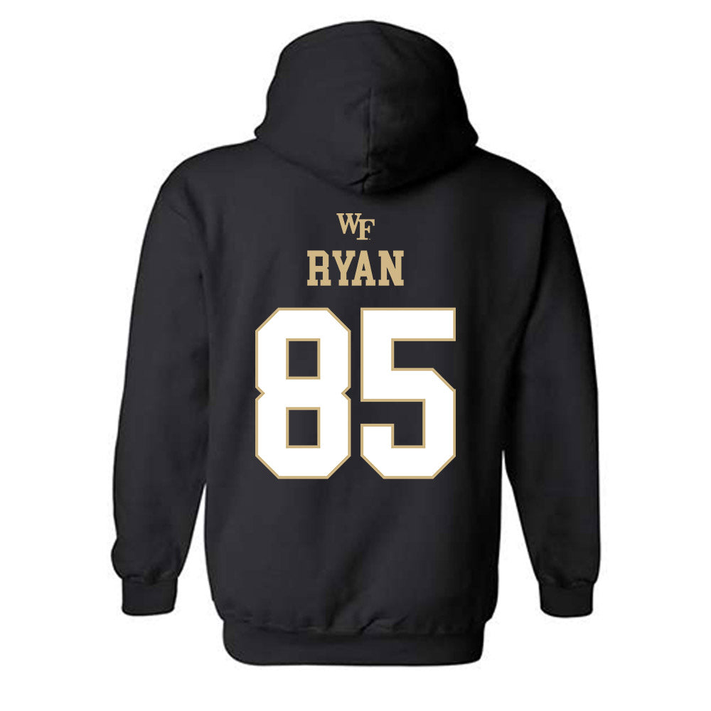 Wake Forest - NCAA Football : Jake Ryan - Sports Shersey Hooded Sweatshirt-1