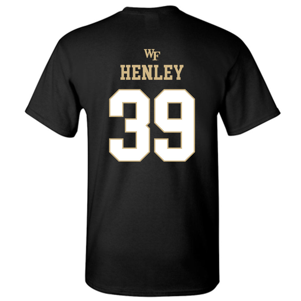 Wake Forest - NCAA Football : Ryan Henley - Sports Shersey T-Shirt-1