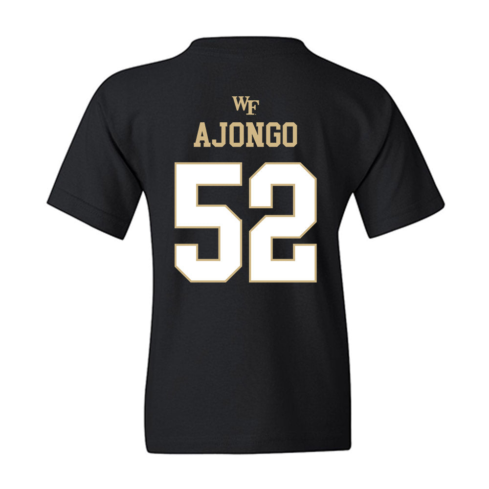 Wake Forest - NCAA Football : Uber Ajongo - Sports Shersey Youth T-Shirt-1