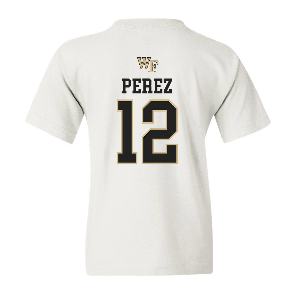 Wake Forest - NCAA Men's Soccer : Jose Perez - Generic Sports Shersey Youth T-Shirt