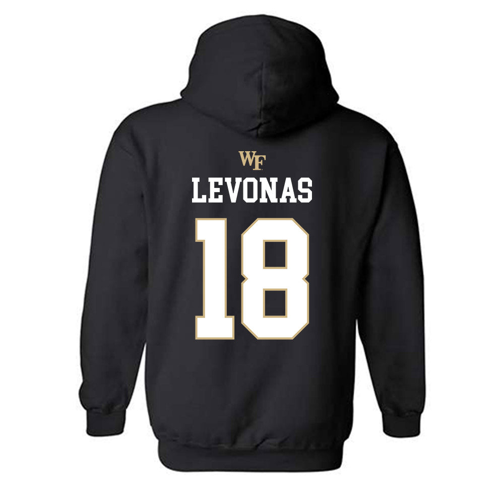Wake Forest - NCAA Baseball : Christopher Levonas - Generic Sports Shersey Hooded Sweatshirt-1