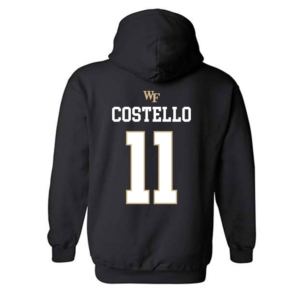 Wake Forest - NCAA Baseball : Luke Costello - Generic Sports Shersey Hooded Sweatshirt-1