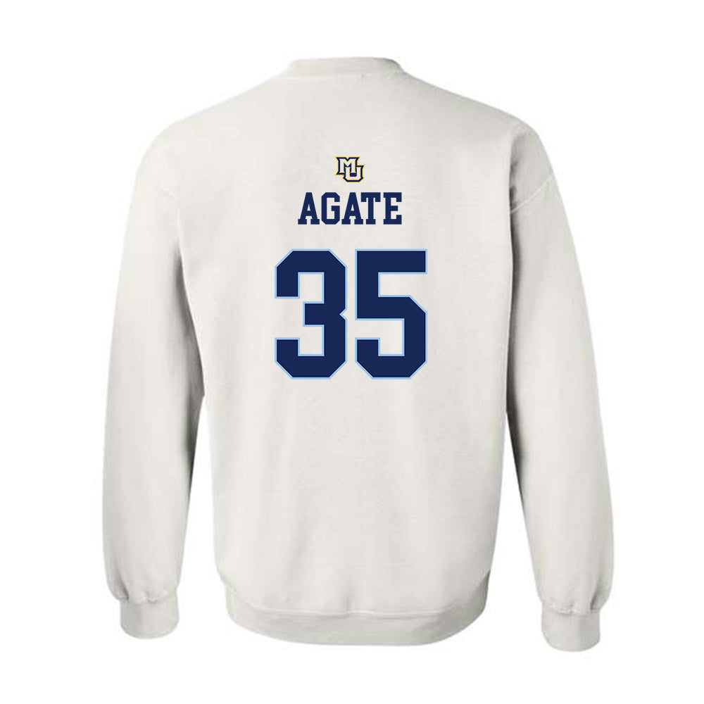 Marquette - NCAA Women's Lacrosse : Eliza Agate - Generic Shersey Crewneck Sweatshirt-1