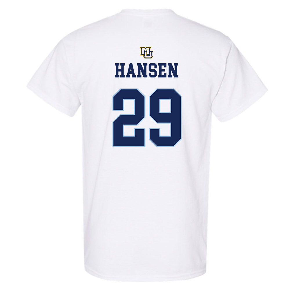 Marquette - NCAA Women's Lacrosse : Megan Hansen - Generic Shersey T-Shirt-1