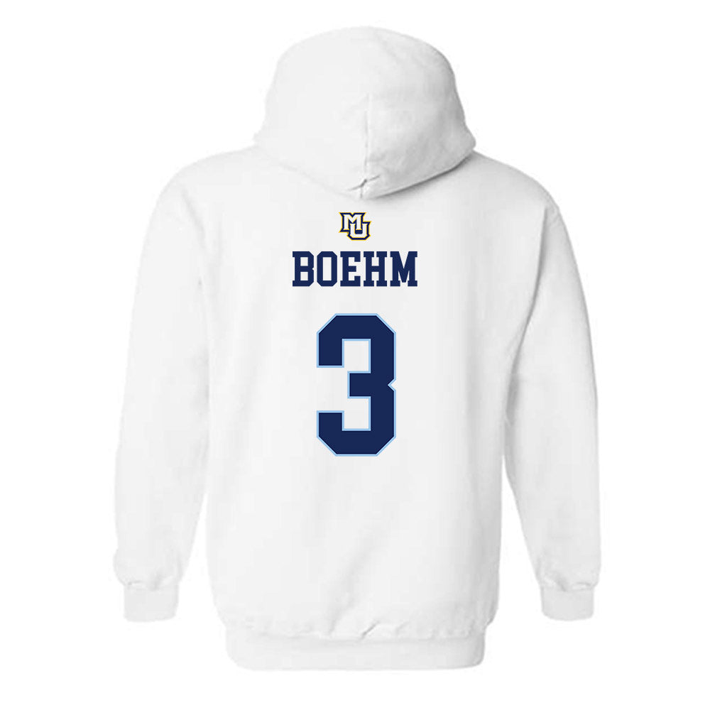 Marquette - NCAA Women's Lacrosse : Tessa Boehm - Generic Shersey Hooded Sweatshirt-1