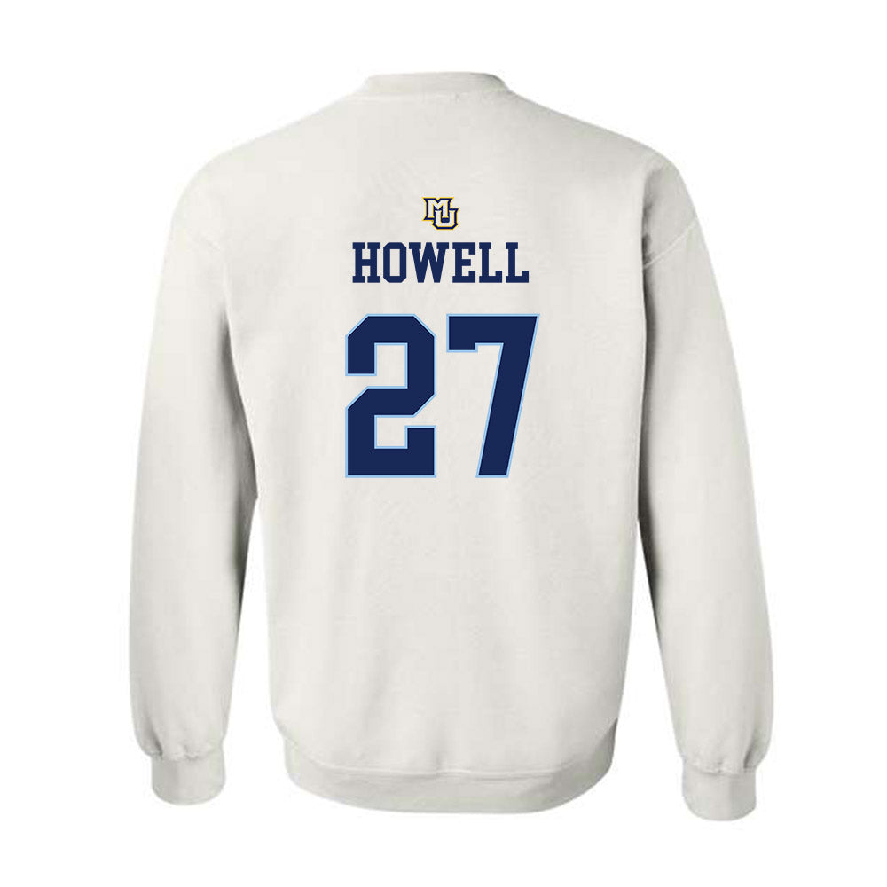 Marquette - NCAA Women's Lacrosse : Jillian Howell - Generic Shersey Crewneck Sweatshirt-1