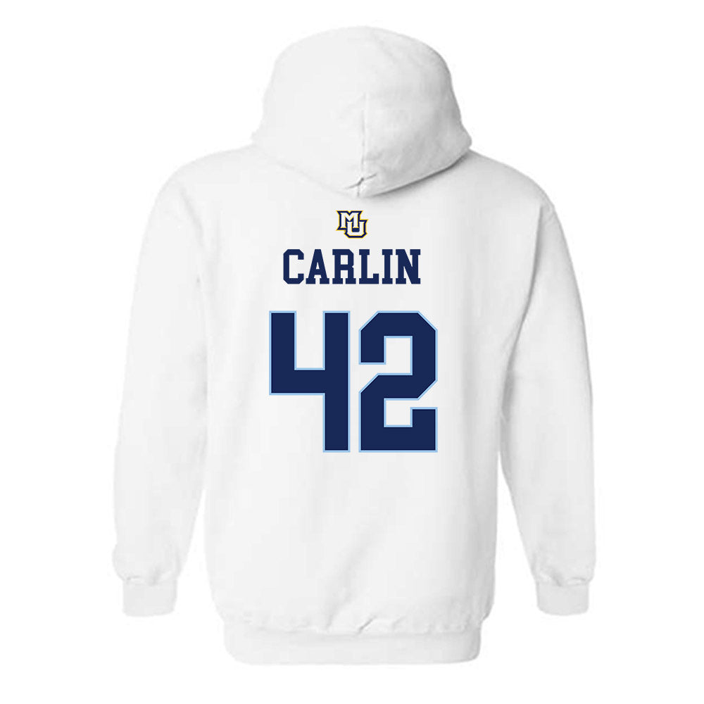 Marquette - NCAA Women's Lacrosse : Annabel Carlin - Generic Shersey Hooded Sweatshirt-1
