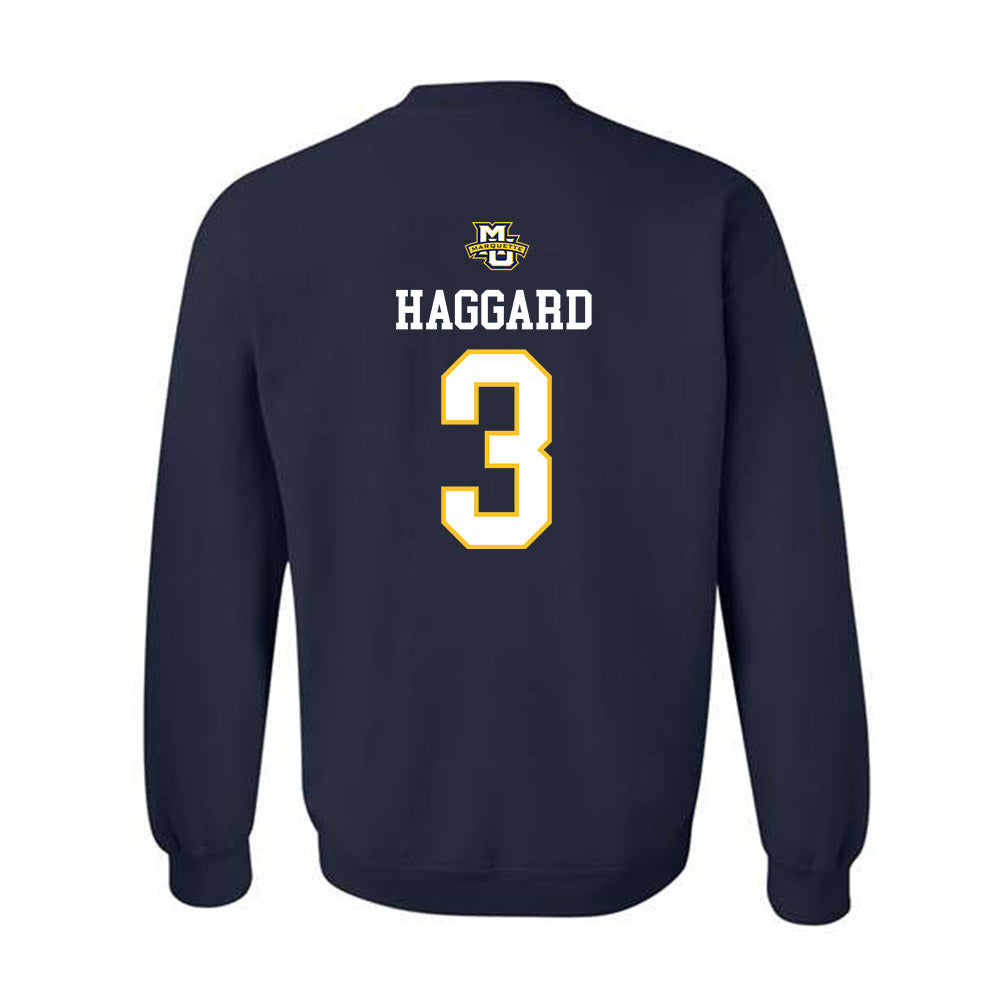 Marquette - NCAA Women's Volleyball : Isabela Haggard - Sports Shersey Crewneck Sweatshirt-1