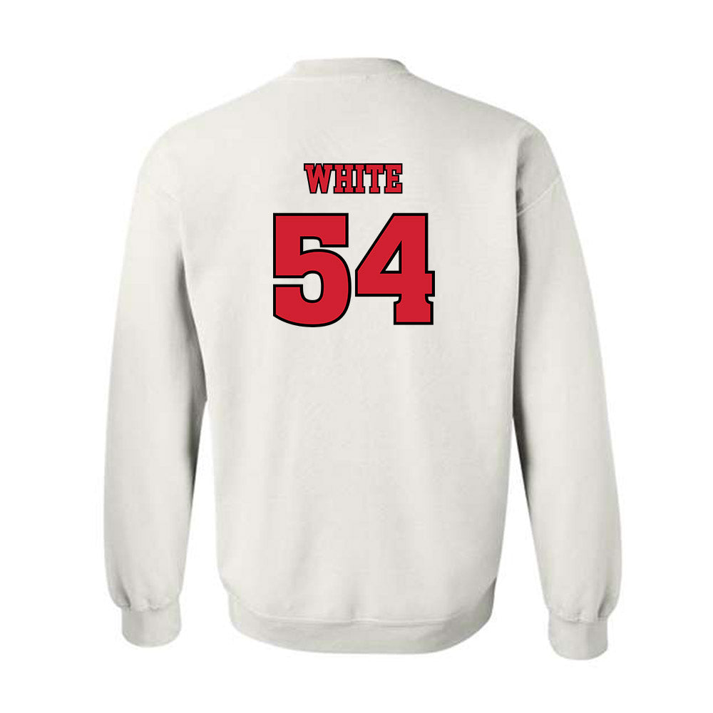 Rutgers - NCAA Football : Taj White - Sports Shersey Crewneck Sweatshirt-1