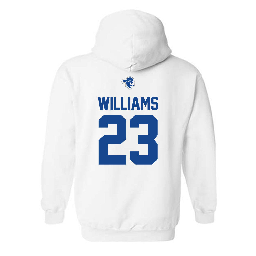 Seton Hall - NCAA Men's Basketball : Mike Williams - Classic Shersey Hooded Sweatshirt-1