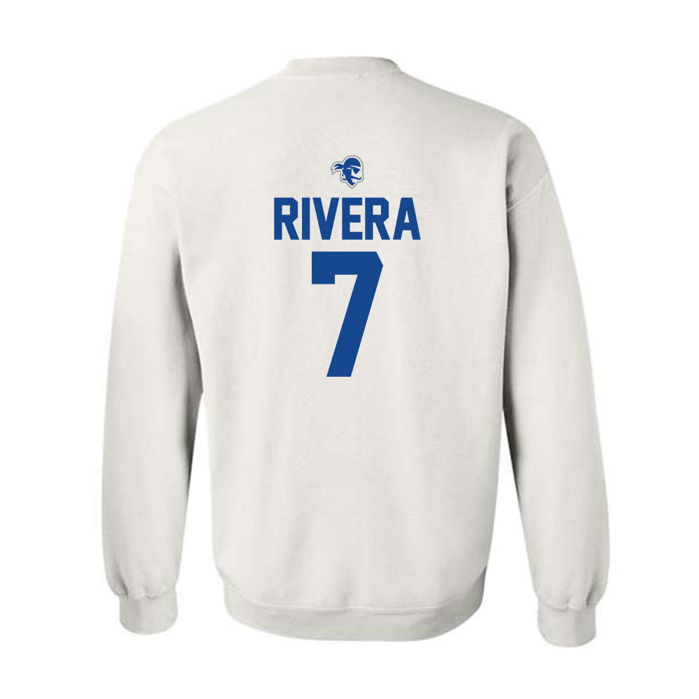 Seton Hall - NCAA Men's Basketball : Joshua Rivera - Classic Shersey Crewneck Sweatshirt-1