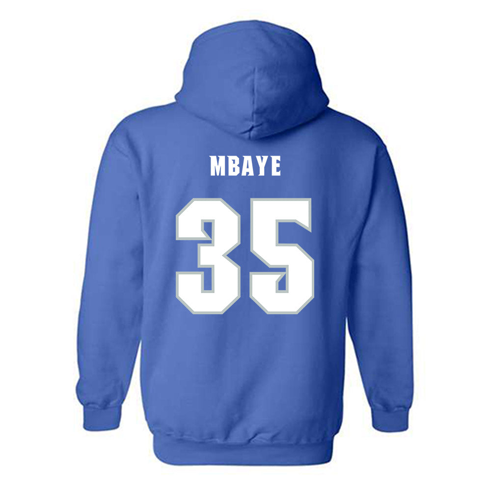 Seton Hall - NCAA Men's Basketball : Assane Mbaye - Generic Shersey Hooded Sweatshirt-1
