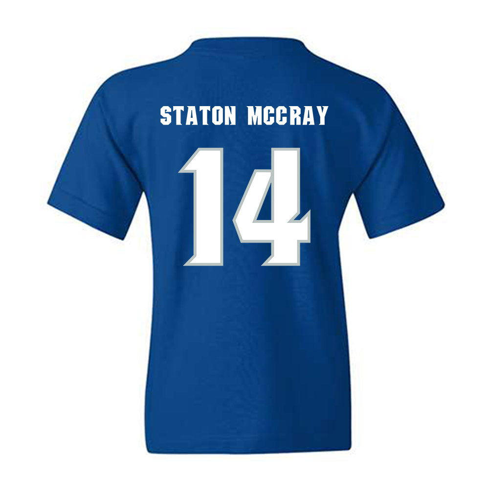 Seton Hall - NCAA Men's Basketball : AJ Staton-McCray - Generic Shersey Youth T-Shirt-1