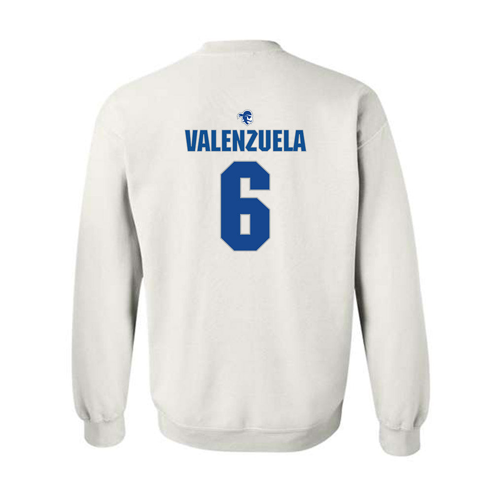 Seton Hall - NCAA Women's Basketball : Mariana Valenzuela - Fashion Shersey Crewneck Sweatshirt-1