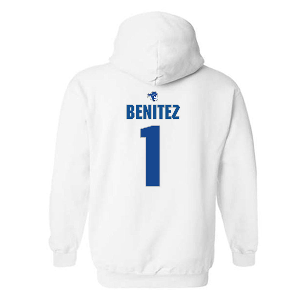 Seton Hall - NCAA Softball : Angelina Benitez - Fashion Shersey Hooded Sweatshirt-1