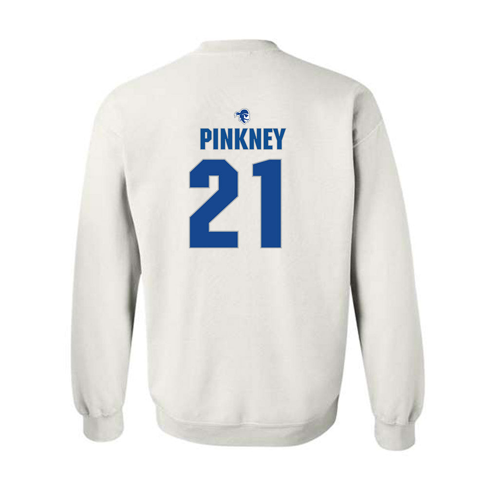 Seton Hall - NCAA Women's Basketball : Shailyn Pinkney - Fashion Shersey Crewneck Sweatshirt-1