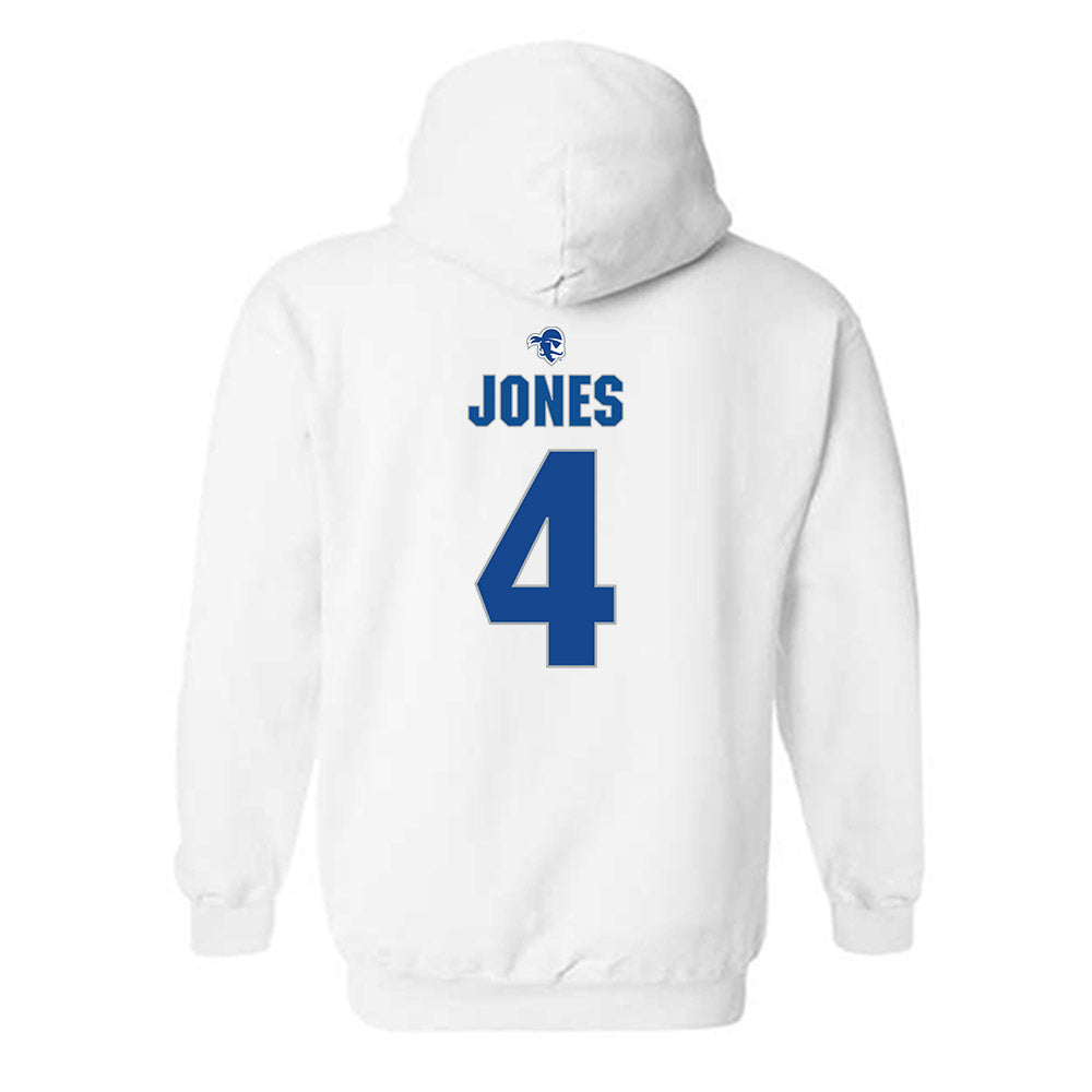 Seton Hall - NCAA Women's Basketball : Savanna Jones - Fashion Shersey Hooded Sweatshirt-1