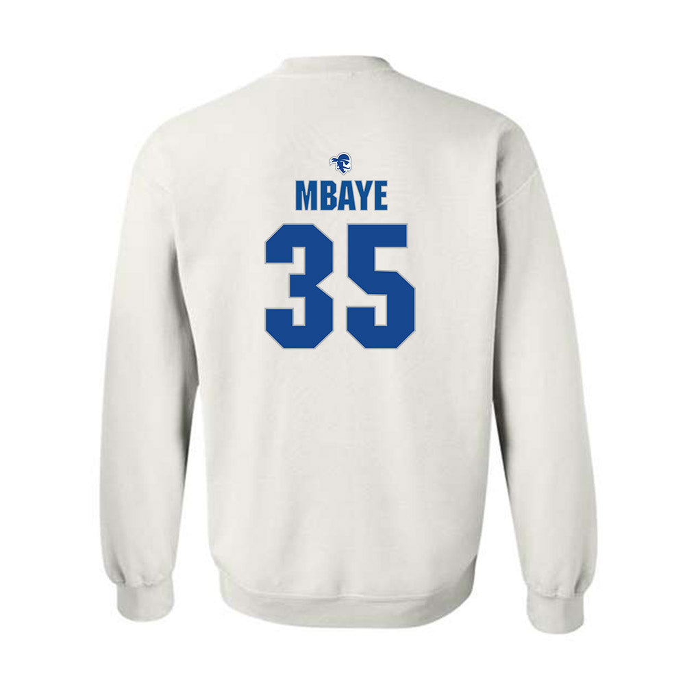 Seton Hall - NCAA Men's Basketball : Assane Mbaye - Fashion Shersey Crewneck Sweatshirt-1