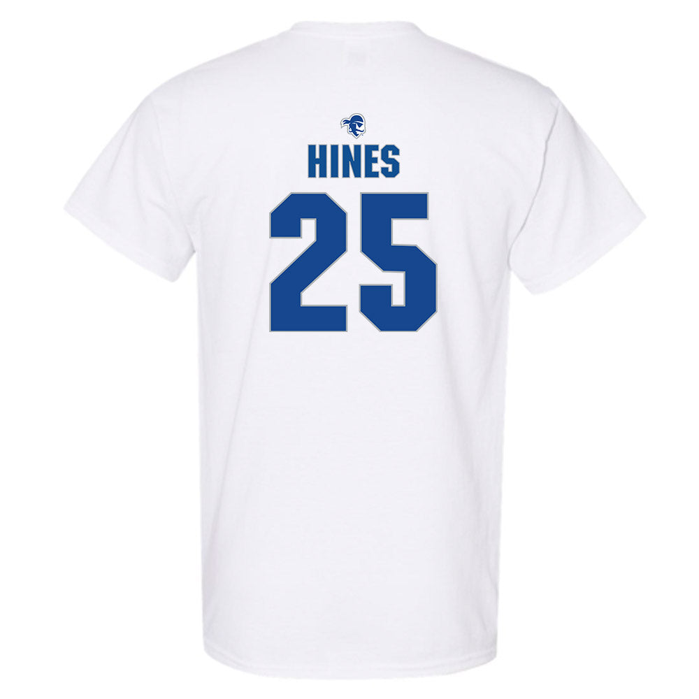 Seton Hall - NCAA Men's Basketball : Na'Jai Hines - Fashion Shersey T-Shirt-1