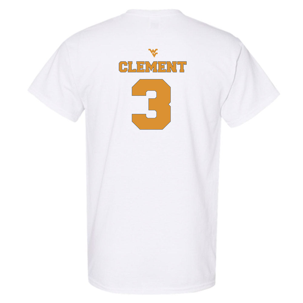West Virginia - NCAA Football : Hudson Clement - Generic Sports Shersey T-Shirt-1
