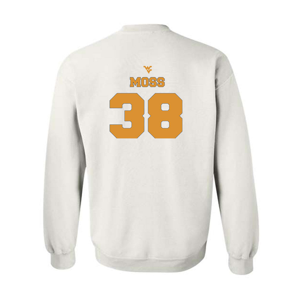 West Virginia - NCAA Football : Macguire Moss - Generic Sports Shersey Crewneck Sweatshirt-1
