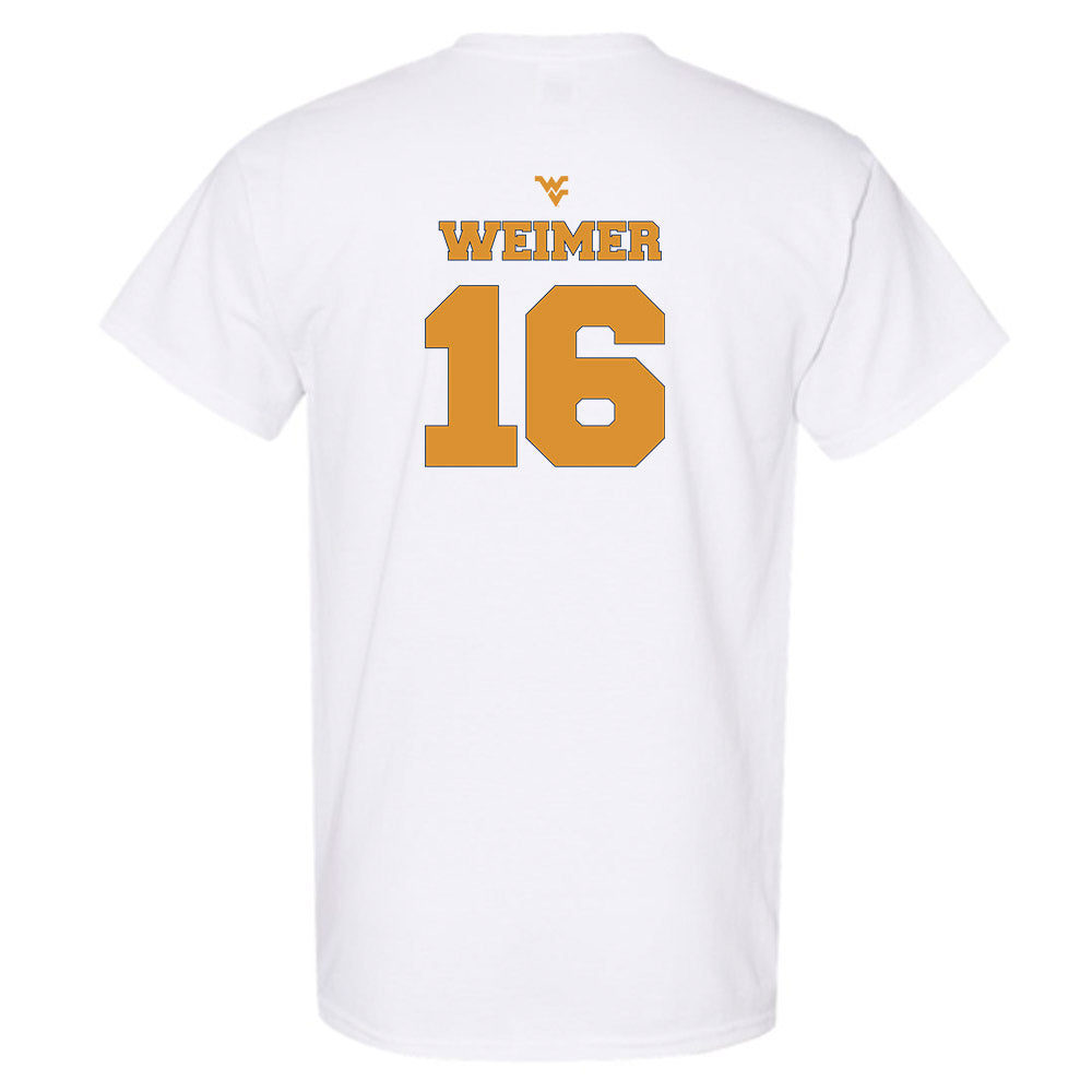 West Virginia - NCAA Football : Jeffrey Weimer - Generic Sports Shersey T-Shirt-1