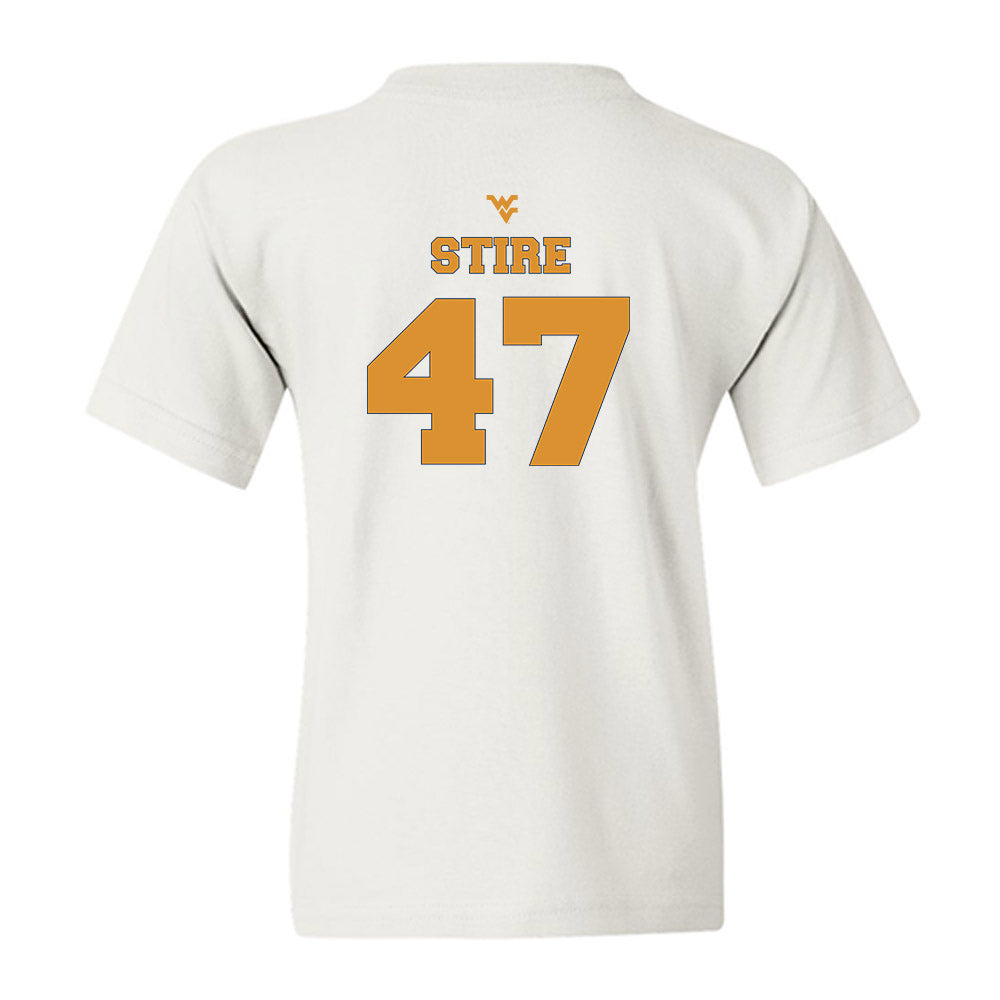 West Virginia - NCAA Football : Aidan Stire - Generic Sports Shersey Youth T-Shirt-1