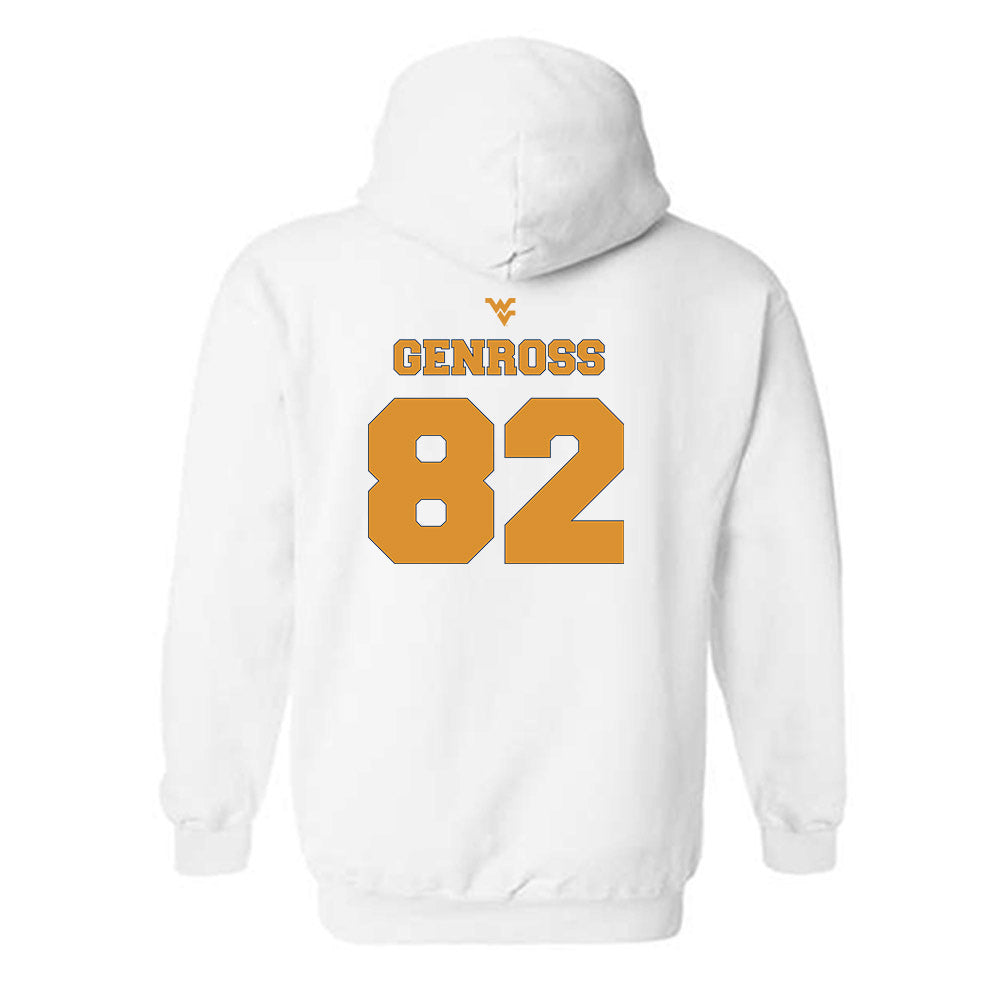West Virginia - NCAA Football : Greg Genross - Generic Sports Shersey Hooded Sweatshirt-1