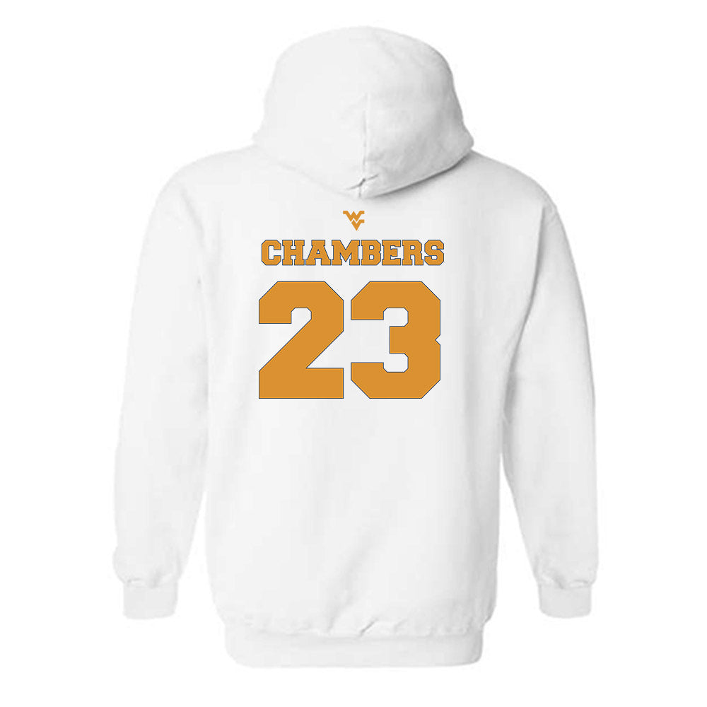 West Virginia - NCAA Football : Jason Chambers - Generic Sports Shersey Hooded Sweatshirt-1