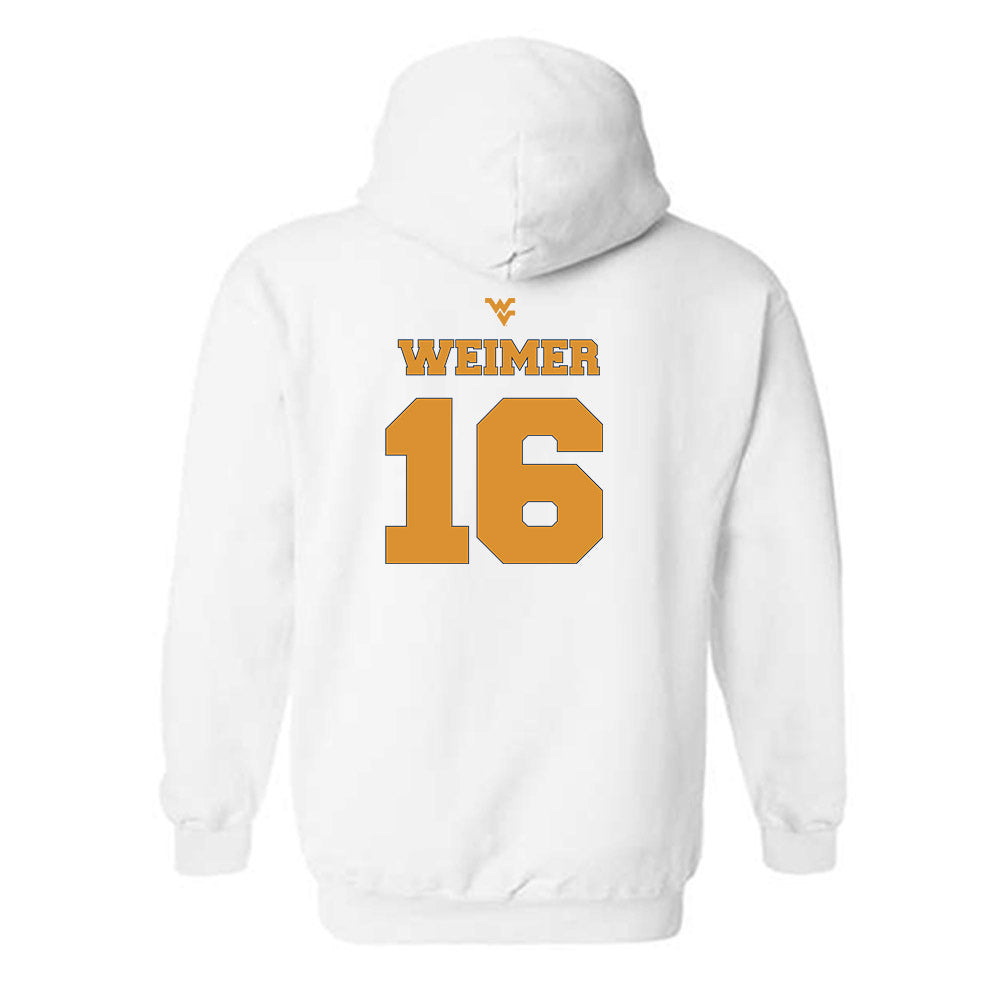 West Virginia - NCAA Football : Jeffrey Weimer - Generic Sports Shersey Hooded Sweatshirt-1