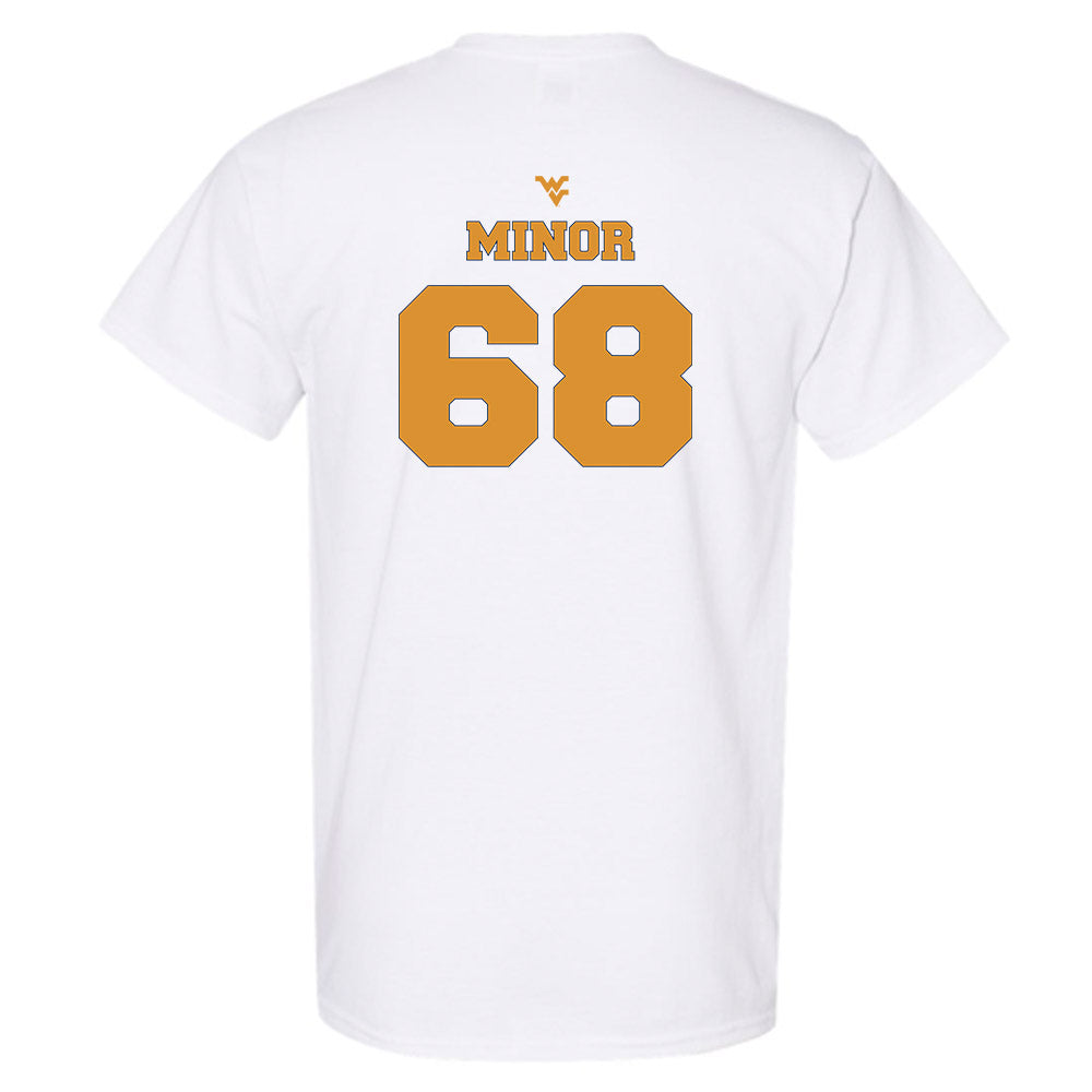 West Virginia - NCAA Football : Wyatt Minor - Generic Sports Shersey T-Shirt-1