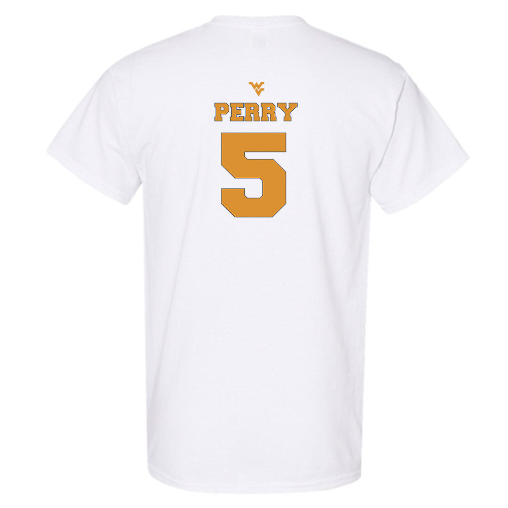 West Virginia - NCAA Football : Fred Perry - Generic Sports Shersey T-Shirt-1