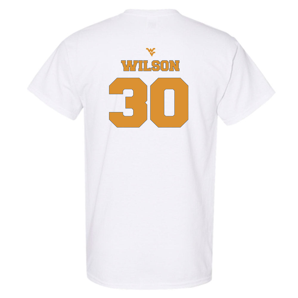 West Virginia - NCAA Football : Chase Wilson - Generic Sports Shersey T-Shirt-1