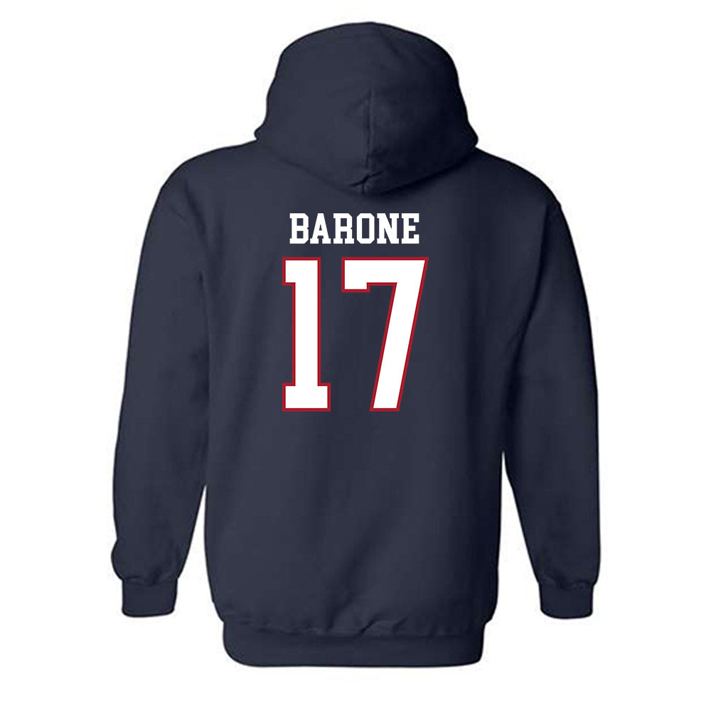 Liberty - NCAA Baseball : Nick Barone - Sports Shersey Hooded Sweatshirt-1