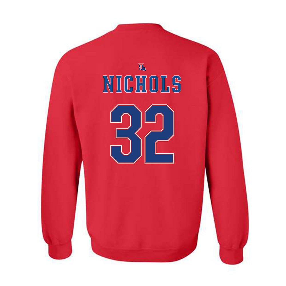 LA Tech - NCAA Baseball : Luke Nichols - Generic Shersey Crewneck Sweatshirt-1