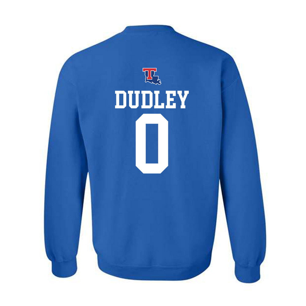 LA Tech - NCAA Men's Basketball : DJ Dudley - Generic Shersey Crewneck Sweatshirt-1