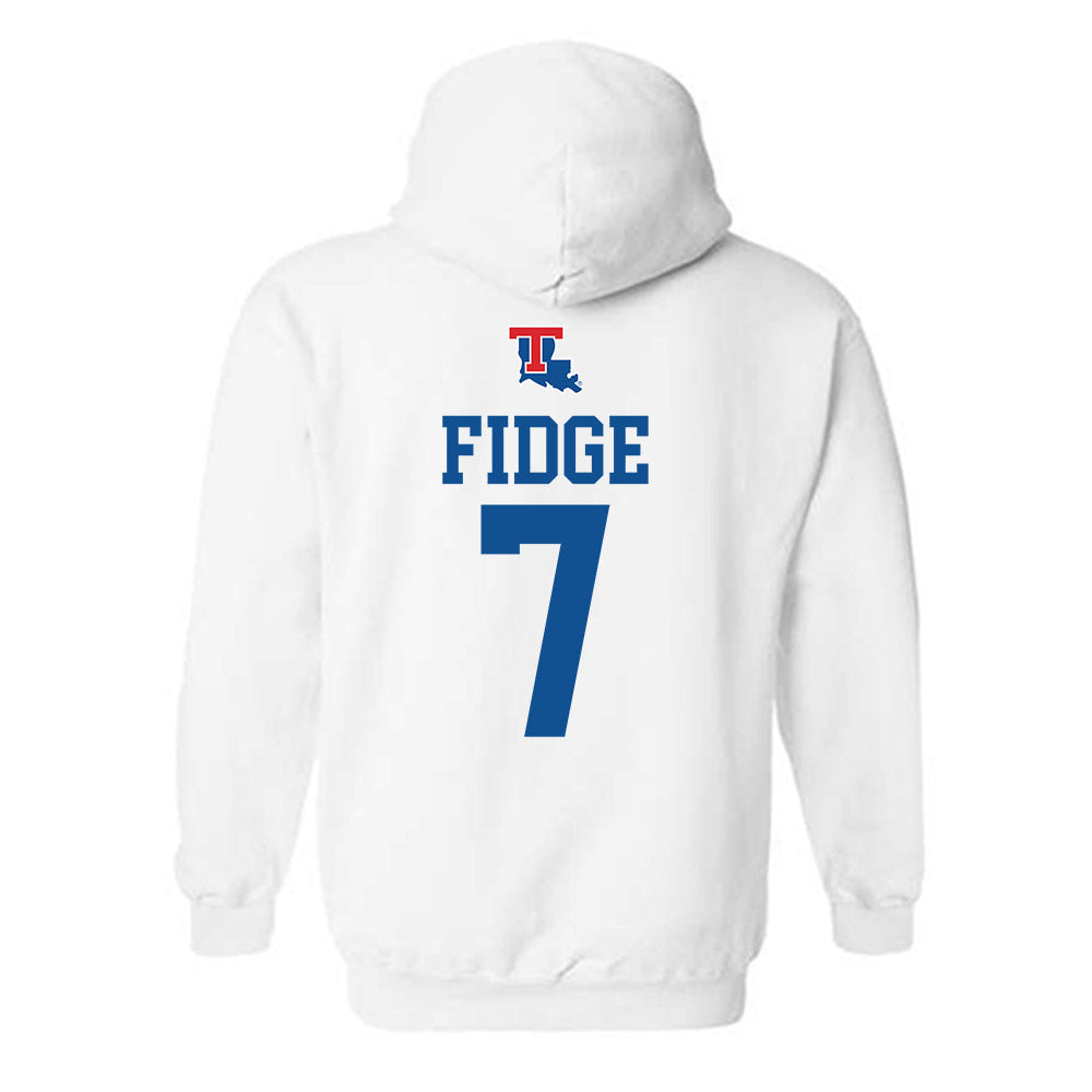 LA Tech - NCAA Softball : Ruby Fidge - Generic Shersey Hooded Sweatshirt-1