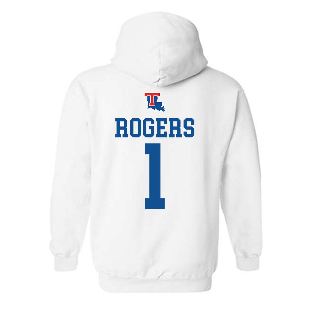 LA Tech - NCAA Softball : Alannah Rogers - Generic Shersey Hooded Sweatshirt-1