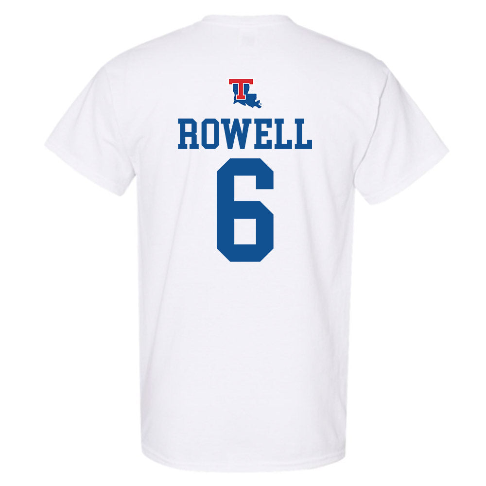 LA Tech - NCAA Men's Basketball : Keegan Rowell - Generic Shersey T-Shirt-1