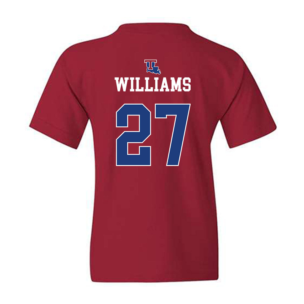 LA Tech - NCAA Men's Basketball : A'Meir Williams - Generic Shersey Youth T-Shirt-1