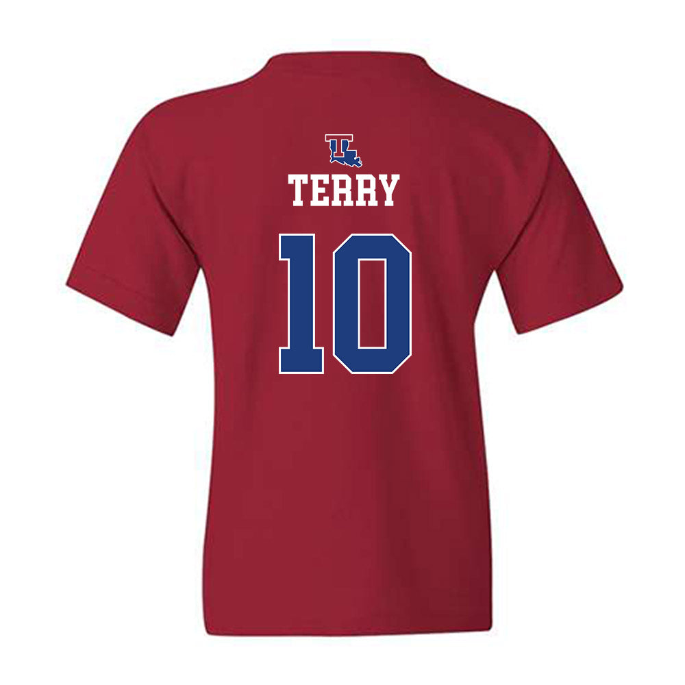 LA Tech - NCAA Women's Basketball : Jayden Terry - Generic Shersey Youth T-Shirt-1