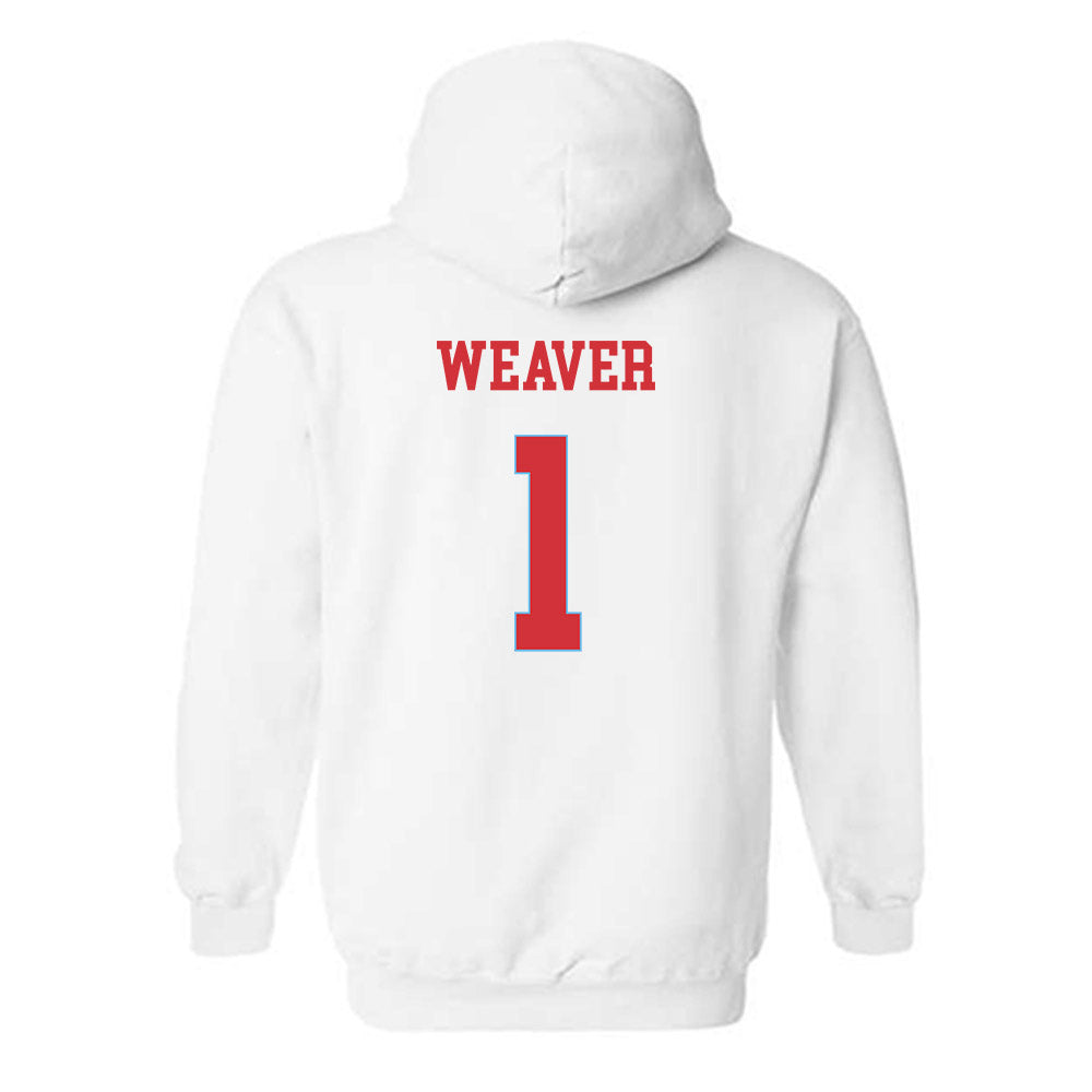 LA Tech - NCAA Women's Basketball : Alexia Weaver - Generic Shersey Hooded Sweatshirt-1