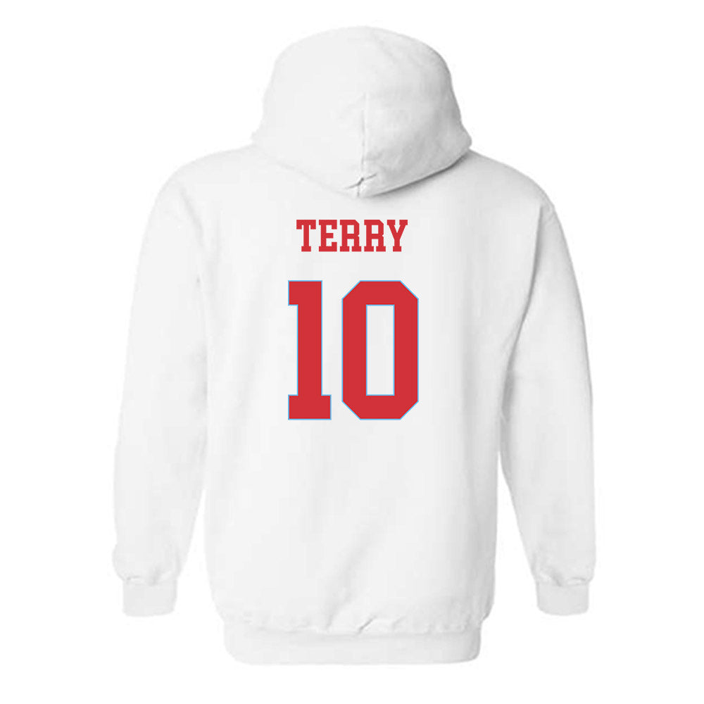 LA Tech - NCAA Women's Basketball : Jayden Terry - Generic Shersey Hooded Sweatshirt-1