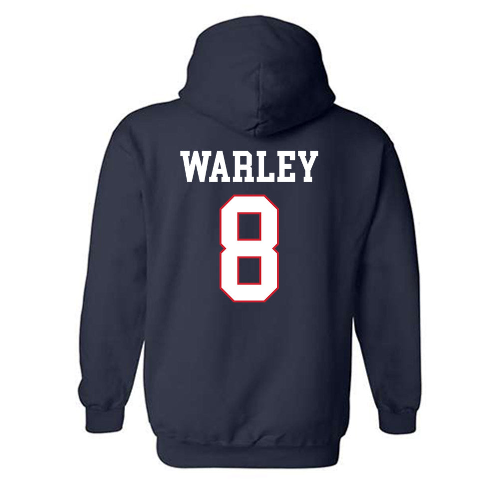 Gonzaga - NCAA Men's Basketball : Jalen Warley - Classic Shersey Hooded Sweatshirt-1