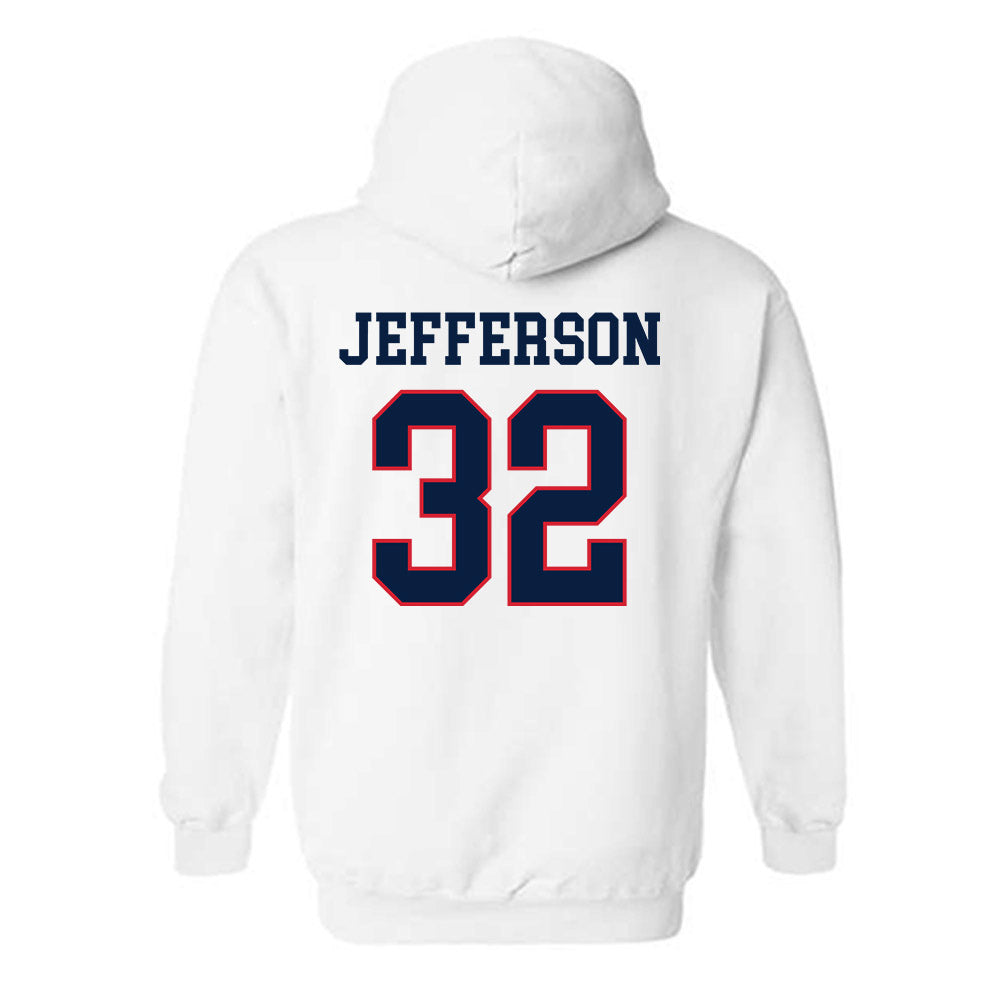 Gonzaga - NCAA Men's Basketball : Parker Jefferson - Classic Shersey Hooded Sweatshirt-1