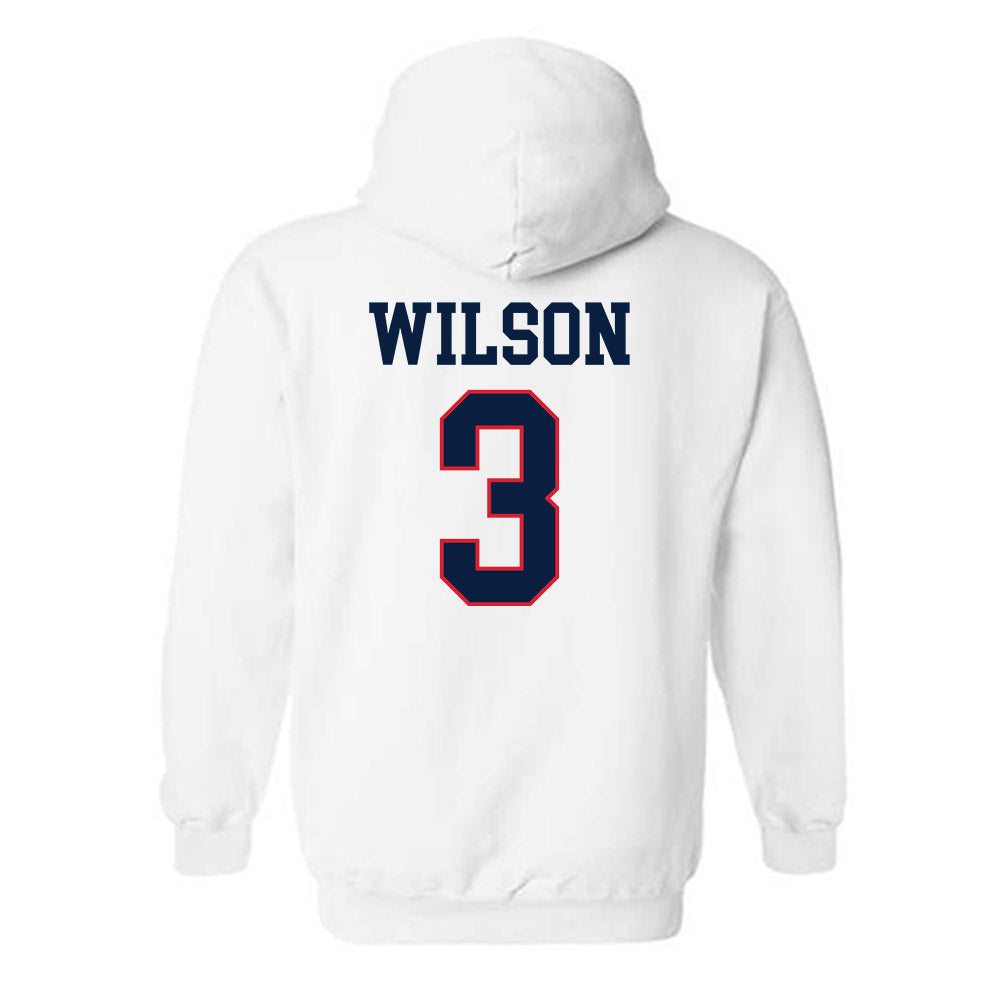 Gonzaga - NCAA Women's Basketball : Julia Wilson - Classic Shersey Hooded Sweatshirt-1